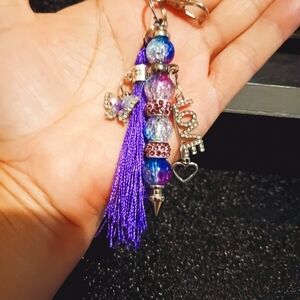 Purple Love Keychain